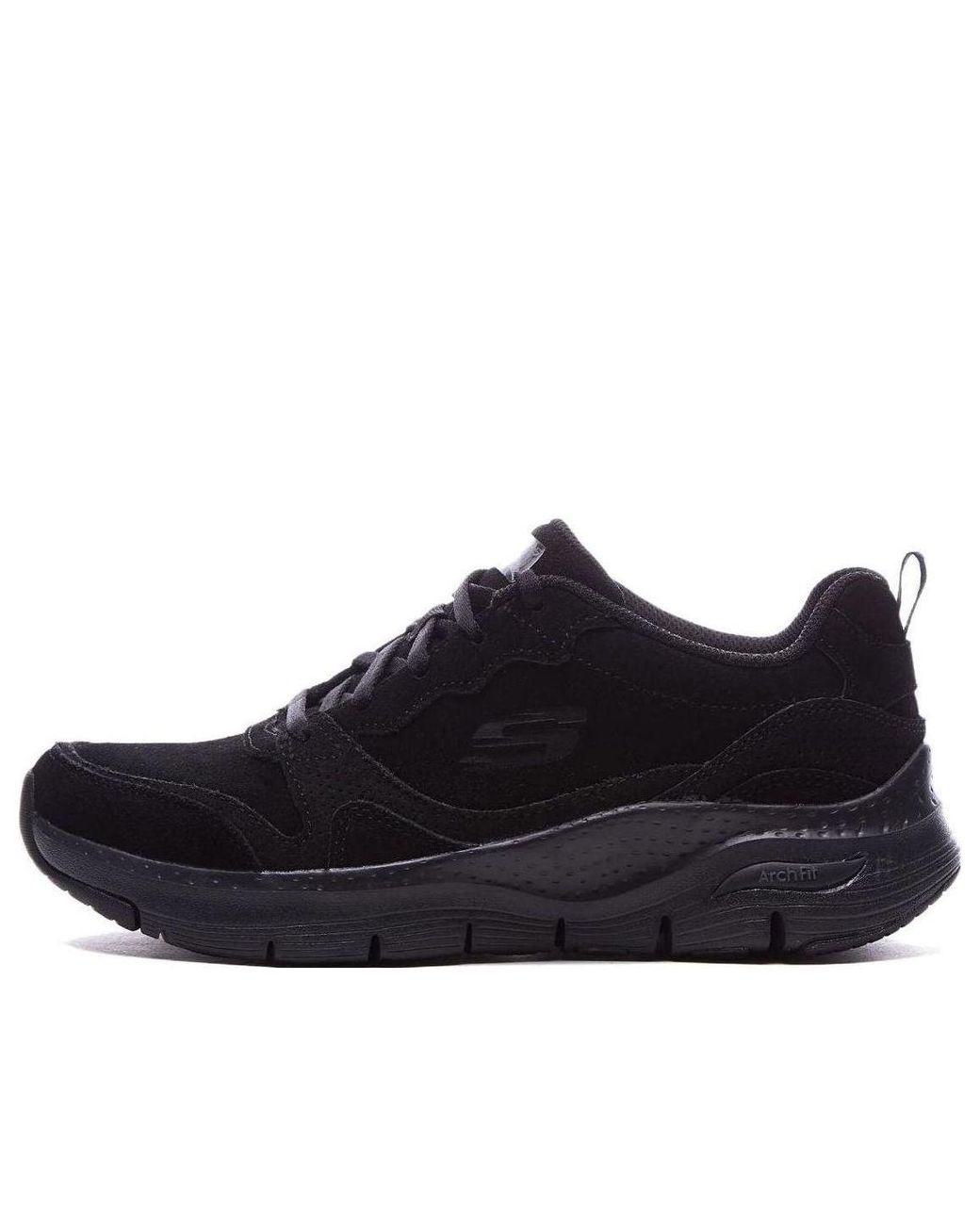 Women’s Black (Wmns) Arch Fit High Spirits Suede Leather Women's Black (Wmns) Arch Fit High Spirits Suede Leather