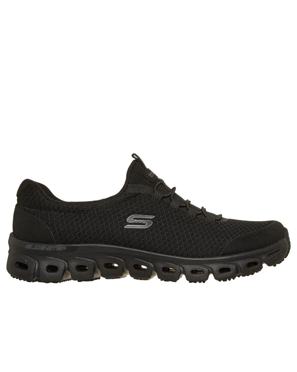 Women's Black Work Slip-resistant: Glide-step Casual Sneakers From Finish Line