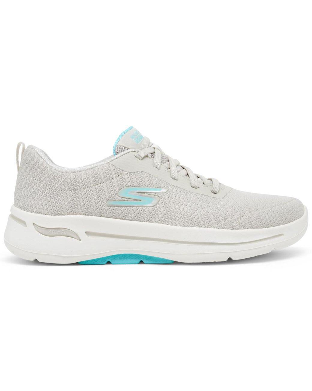 Women's White Go Walk Arch Fit