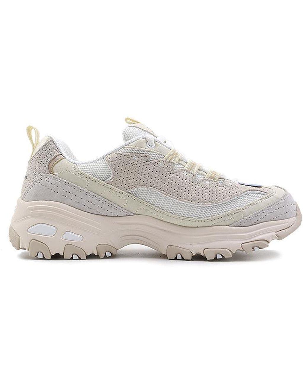 Women's White (Wmns) D'Lites Low-Top Running Shoes