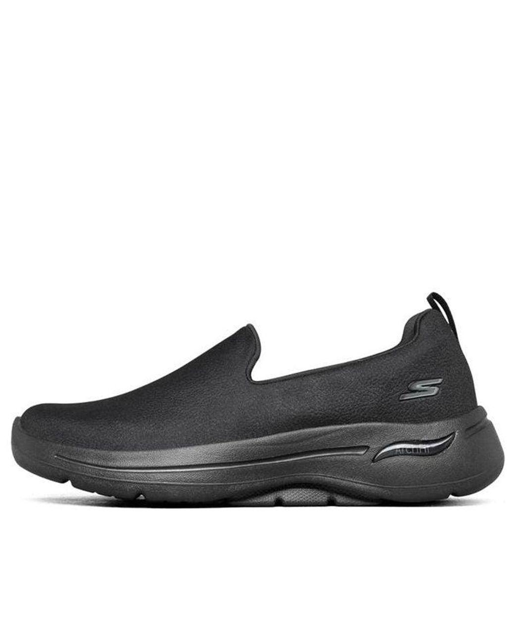 Women's Black (Wmns) Go Walk Arch Fit Slip On 'Triple'