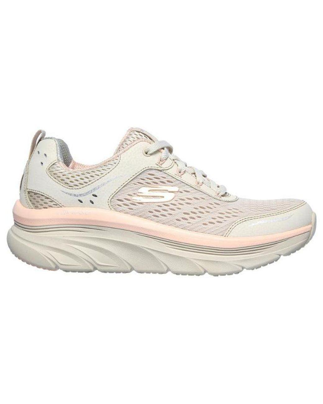 Women's White (Wmns) Relaxed Fit D'Lux Walker Low Top
