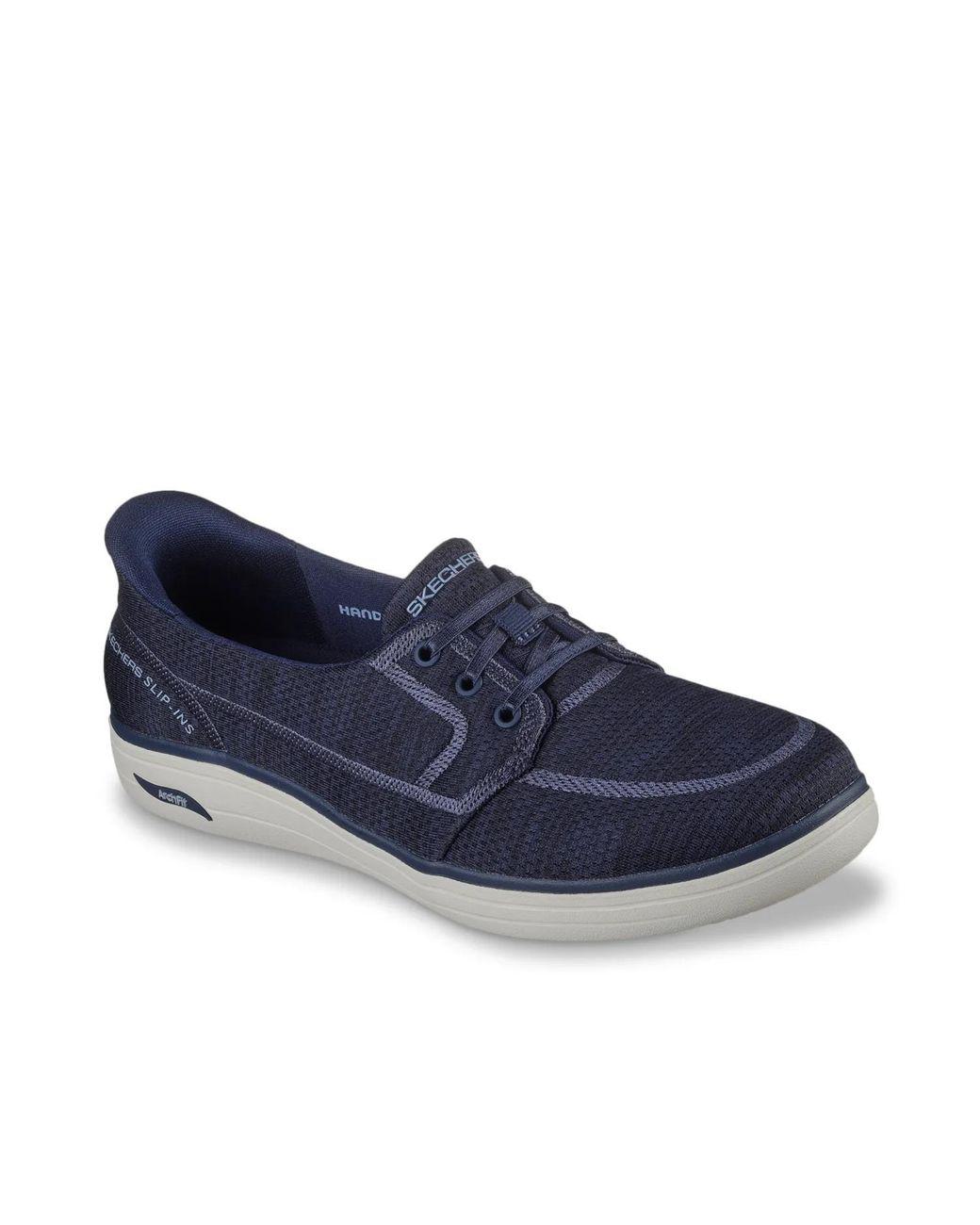 Women's Blue Wide Width Slipins Arch Fit Inspire Joyce Sneaker