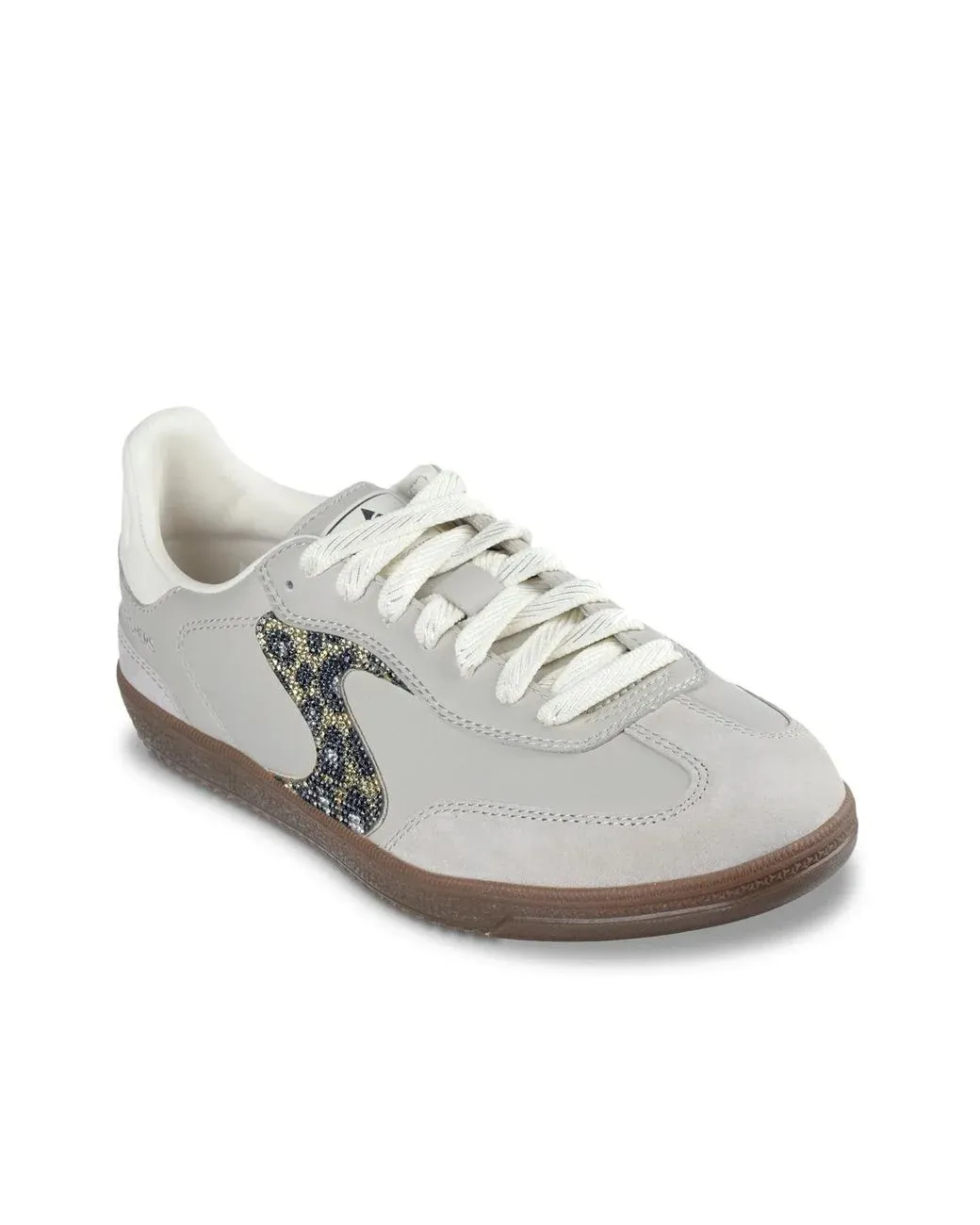 Women's White Hotshot Shimmer Spots Sneaker