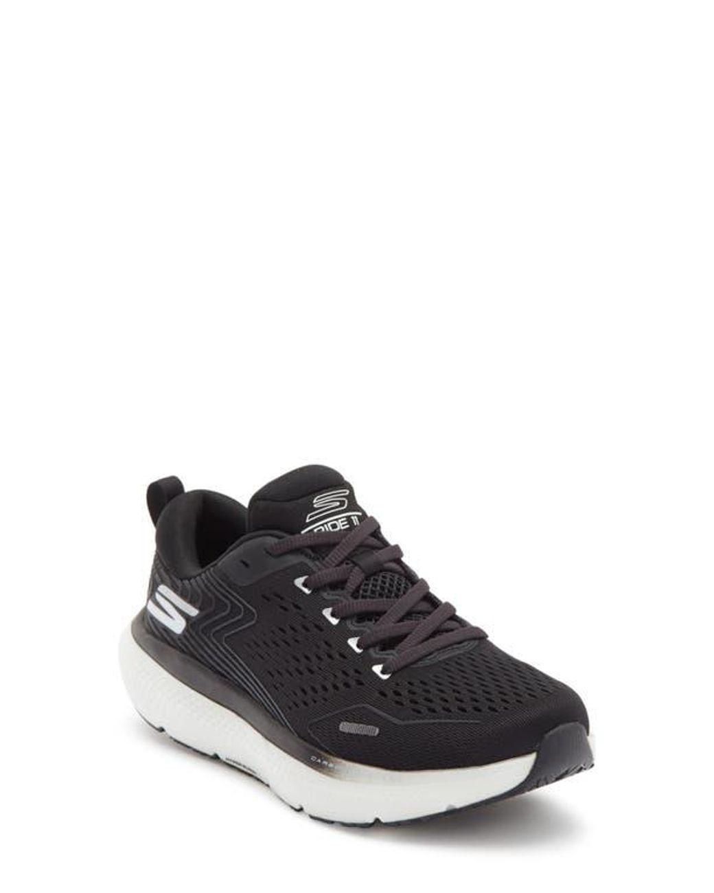 Women's Black Go Run Max Ride 11 Running Shoe