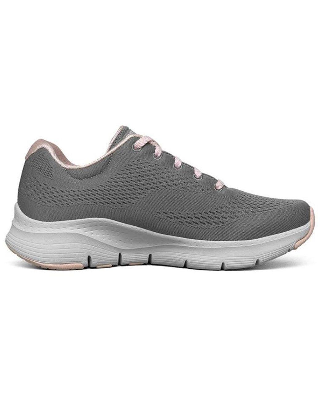 Women's Gray (Wmns) Arch Fit Sports Shoes