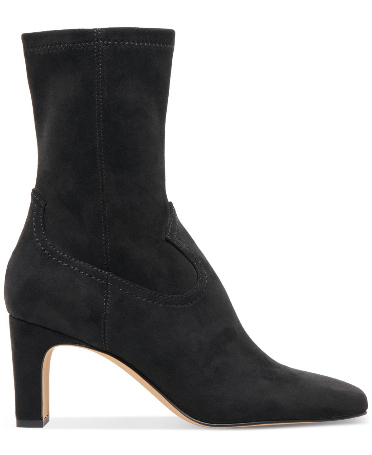 Dolce Vita Roan Square-toe Pull-on Stretch Dress Booties