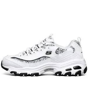 Skechers (Wmns) D'Lites 1.0 Low Top Sneakers - White