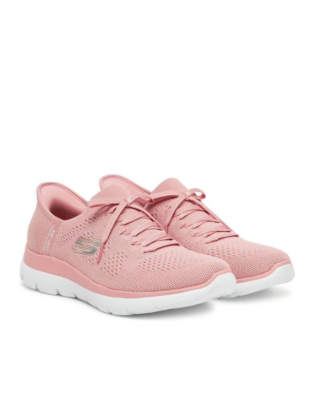 Women's Pink Summits-New Daily 150263-Ros Comfort Shoes Hawk3027