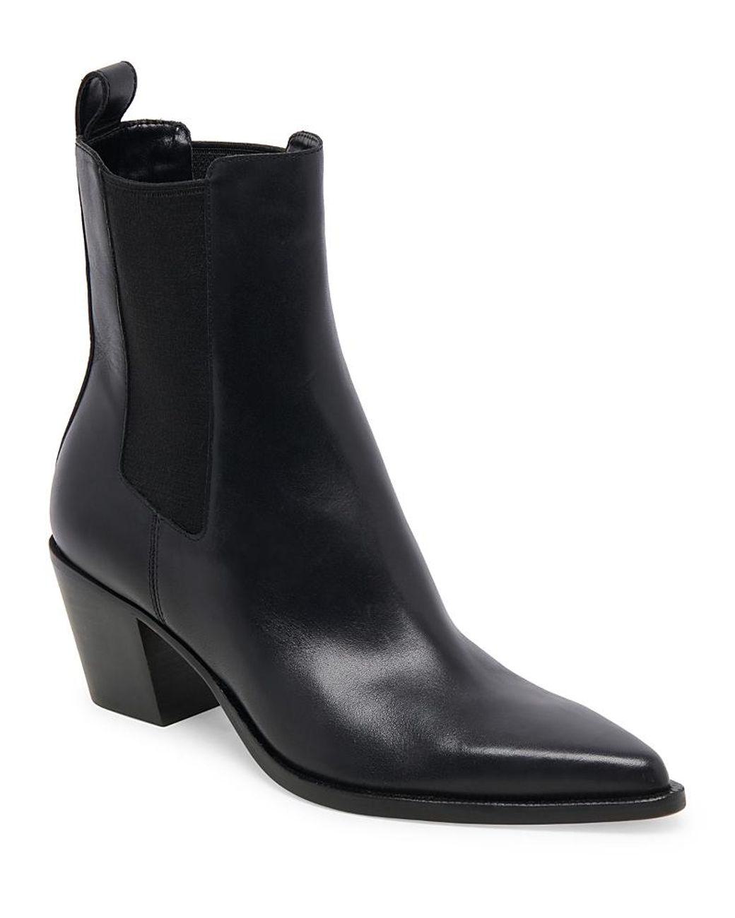 Women's Black Shadie Pointed Toe Chelsea Boot