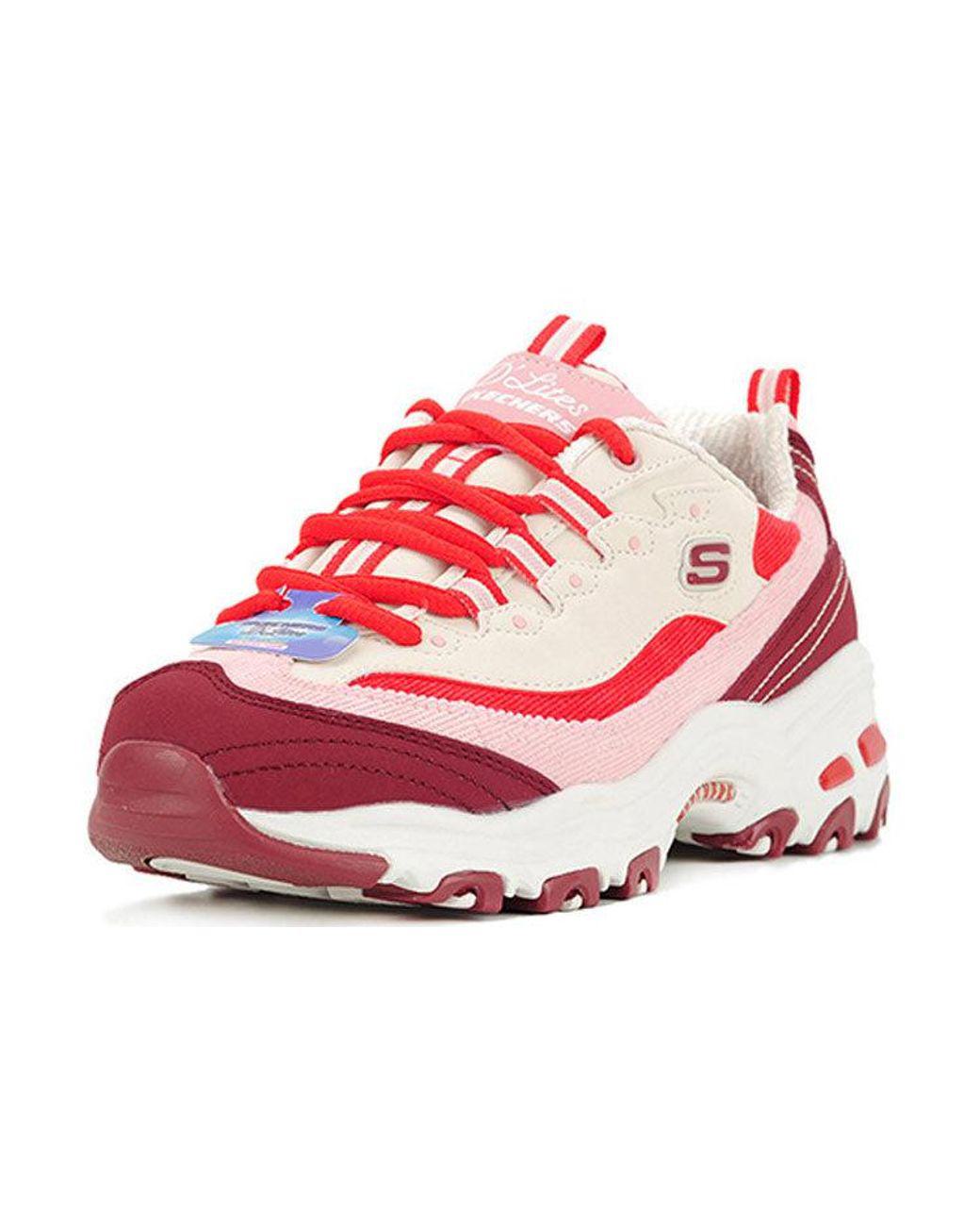 Women's Red (Wmns) D Lites 1.0 Splicing Dad Shoes