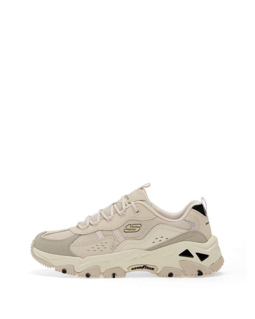 Women's White D'Lites Hiker Sneakers