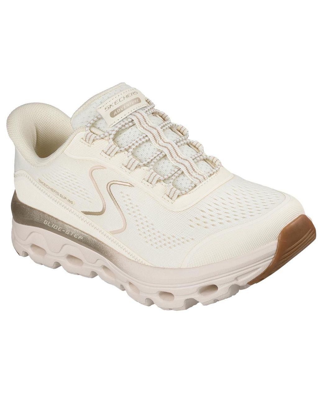 Women's White Slip-ins: Glide-step Sole Athletic Walking Sneakers From Finish Line