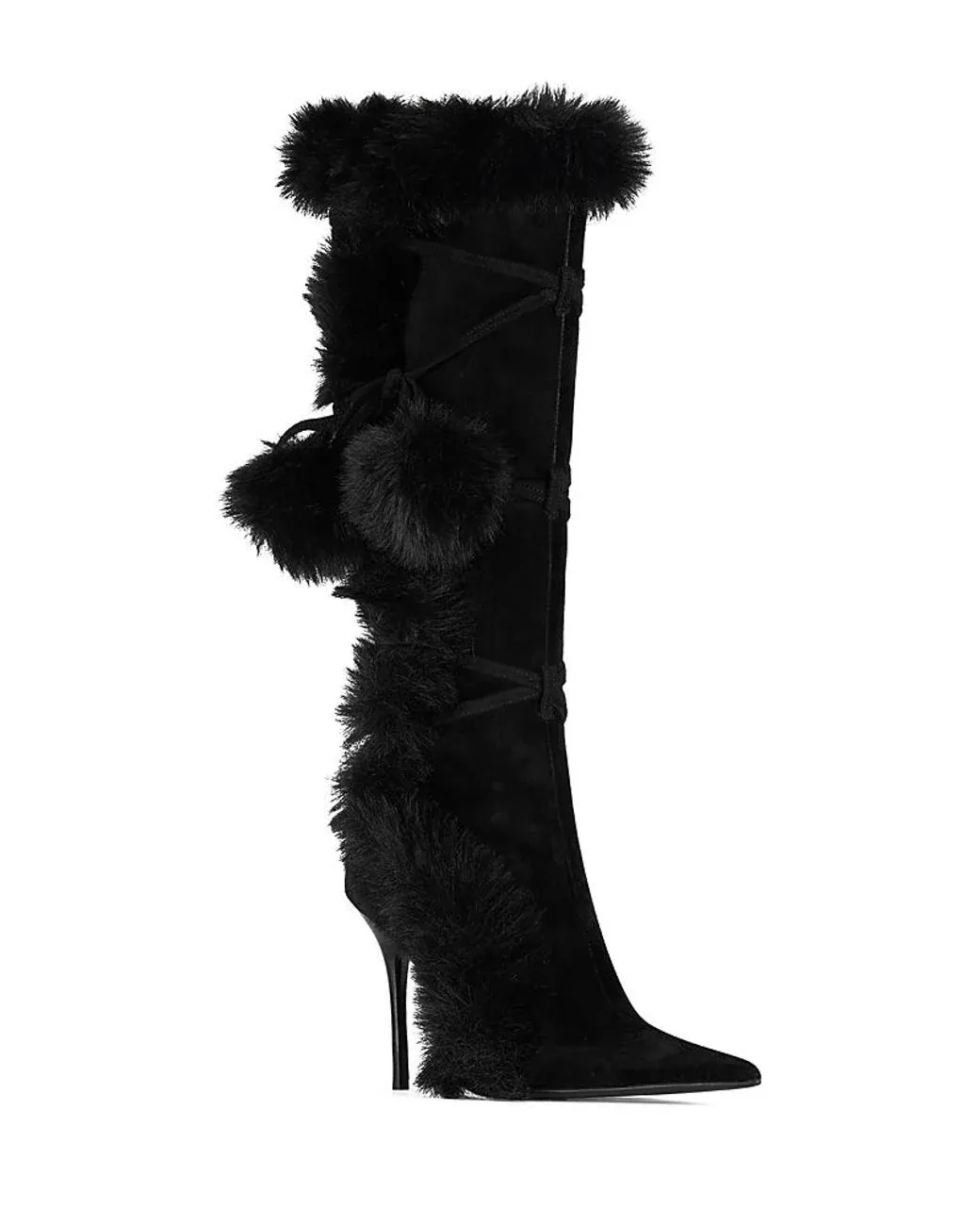 Women's Black Chilly Faux Fur Boots