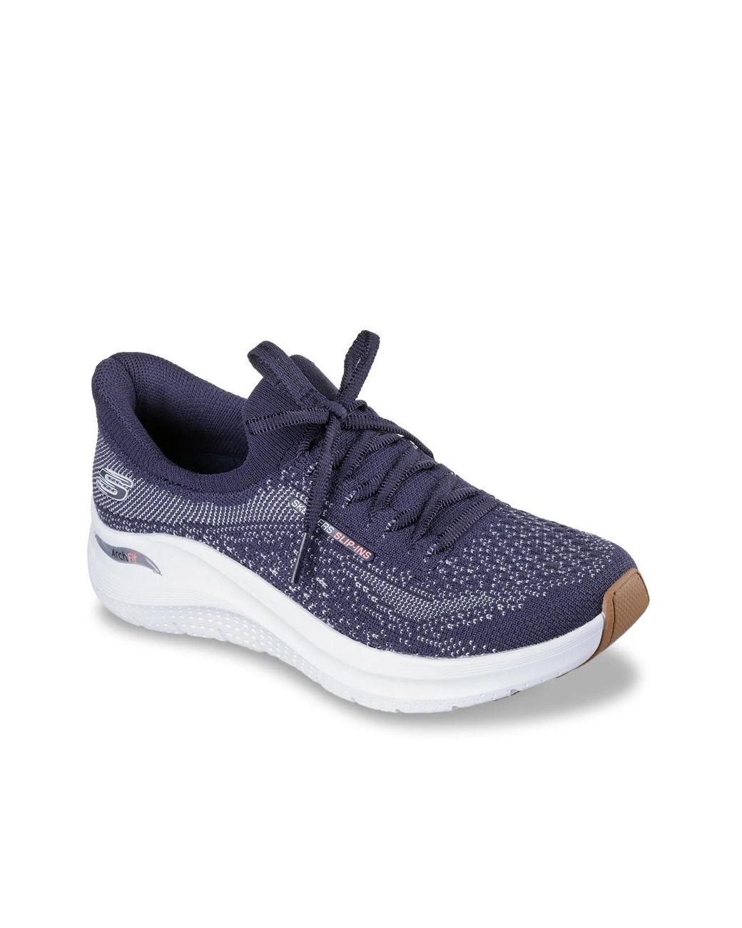 Women's Blue Hands Free Slipins Arch Fit 2.0 Sweet Stride Sneaker