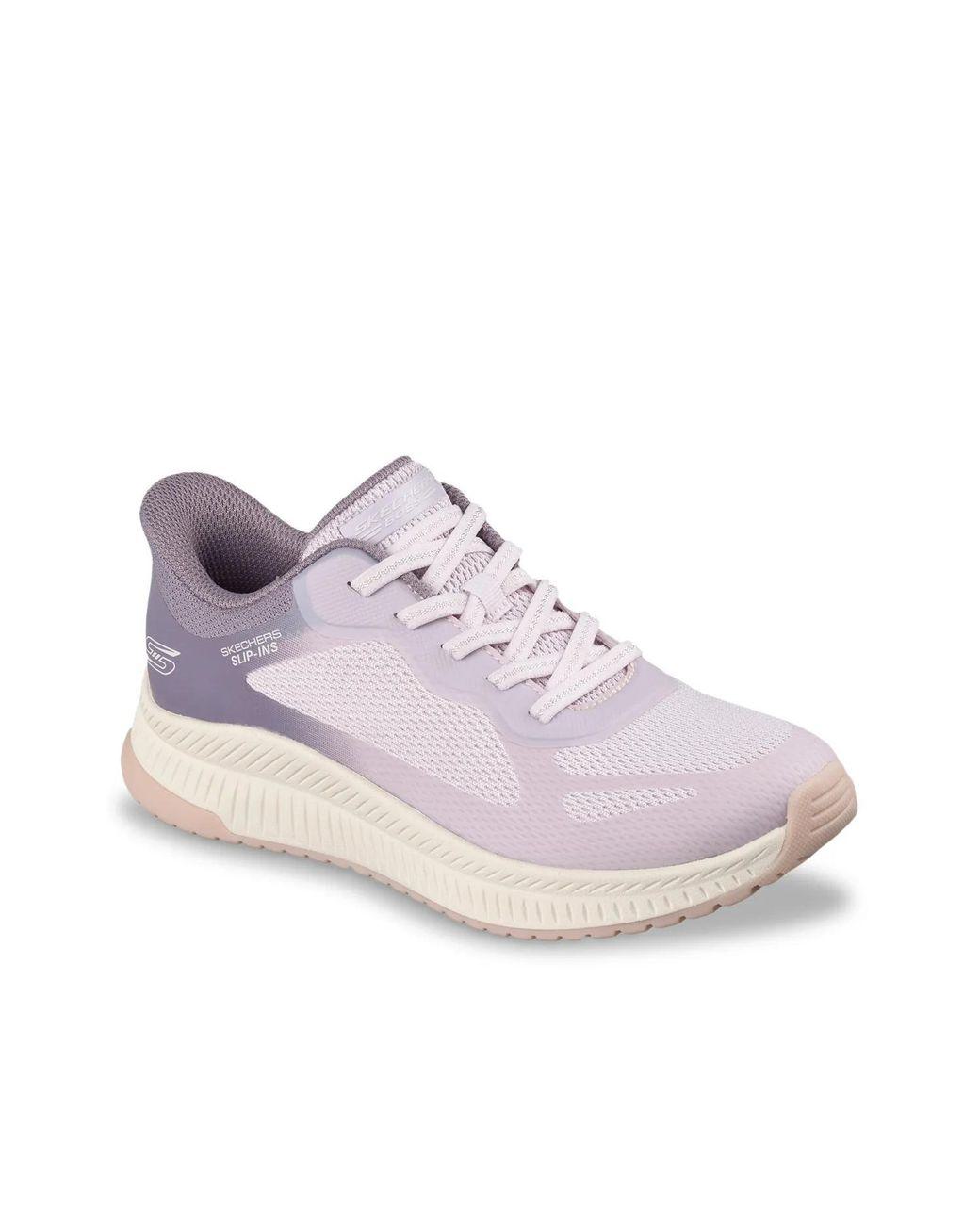 Women's Black Hands Free Slipins Bobs Squad 4 Staple Look Sneaker