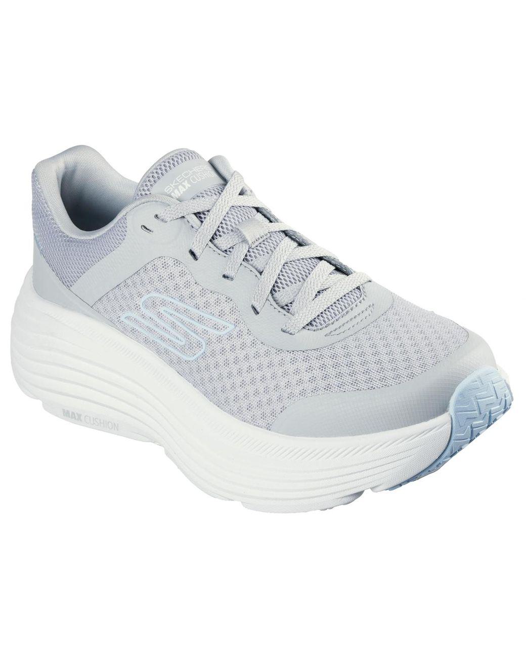 Women's Gray Max Cushioning Endeavor Athletic Running Sneakers