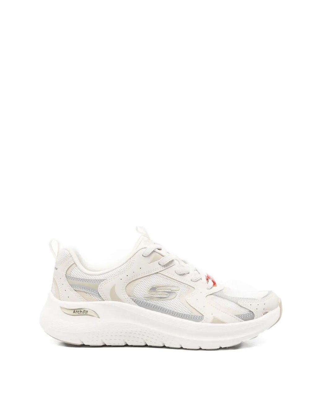 Women's White Arch Fit Sneakers