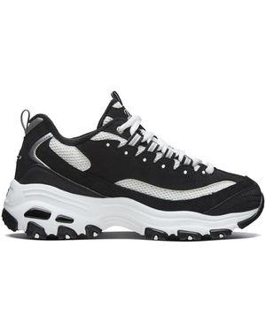 Skechers (Wmns) D Lites 1.0 Running Shoes - Black
