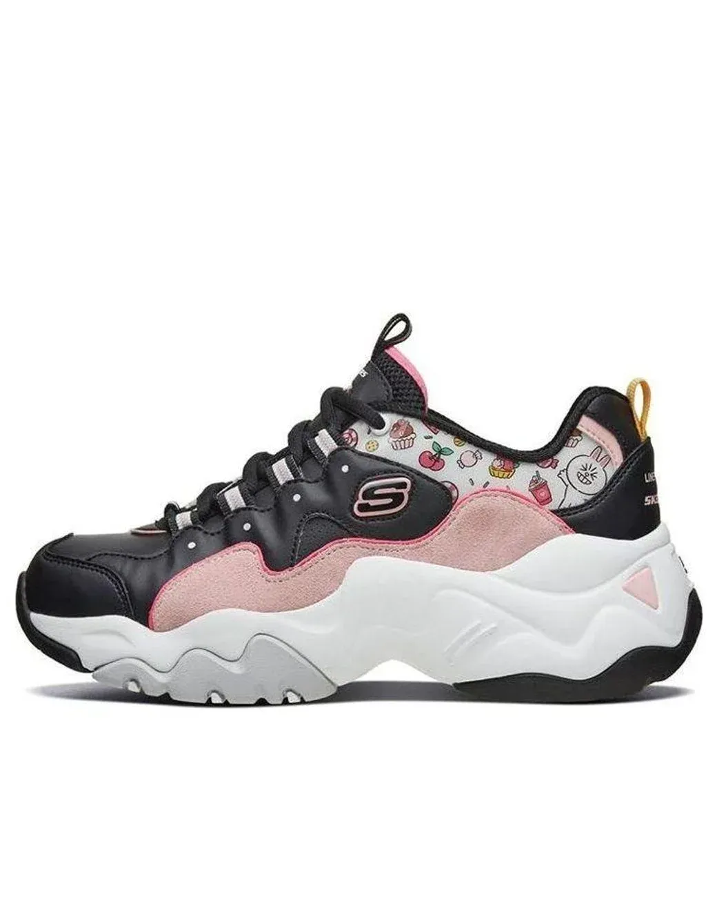 Women's Blue (Wmns) X Line Friends D'Lites 3.0 Low-Top Clunky Shoes