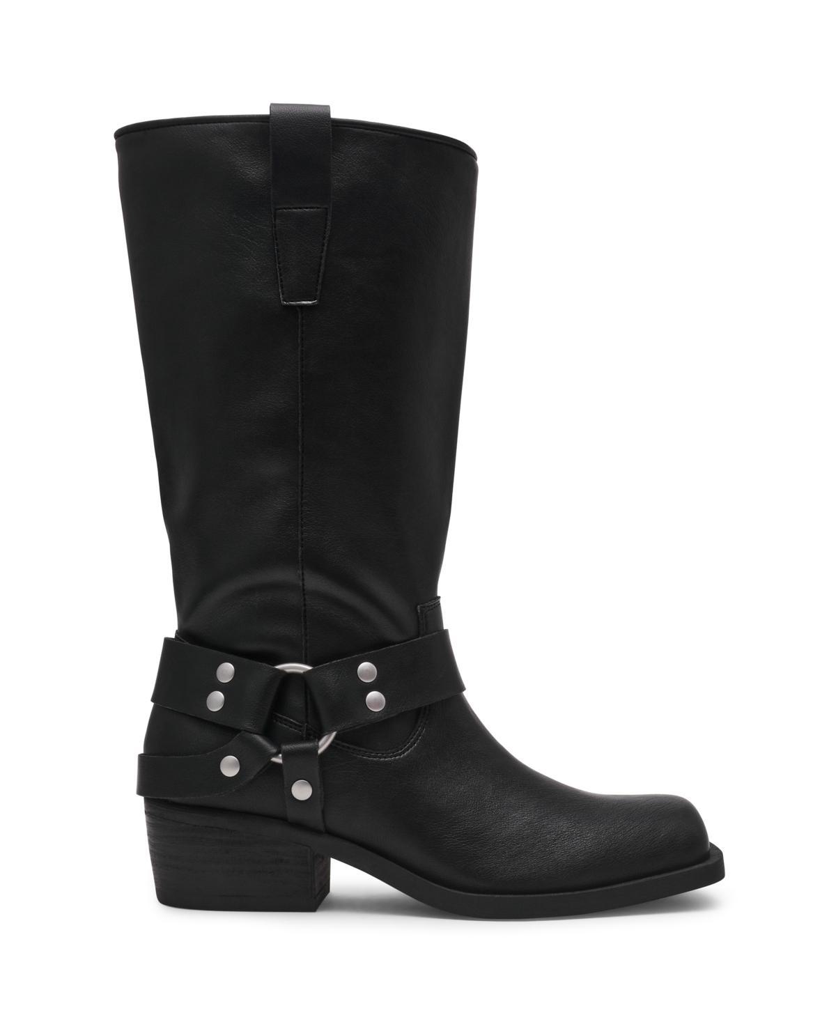 Dolce Vita Tanzy Wide Calf Tall Harness Moto Engineer Boots