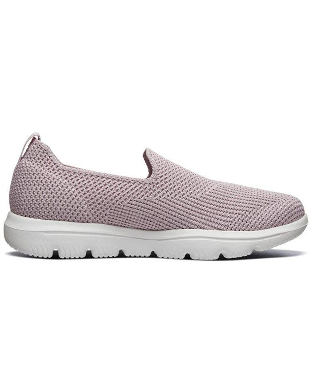 Women's Gray (Wmns) Go Walk Evolution Ultra Slip On 'Taupe'
