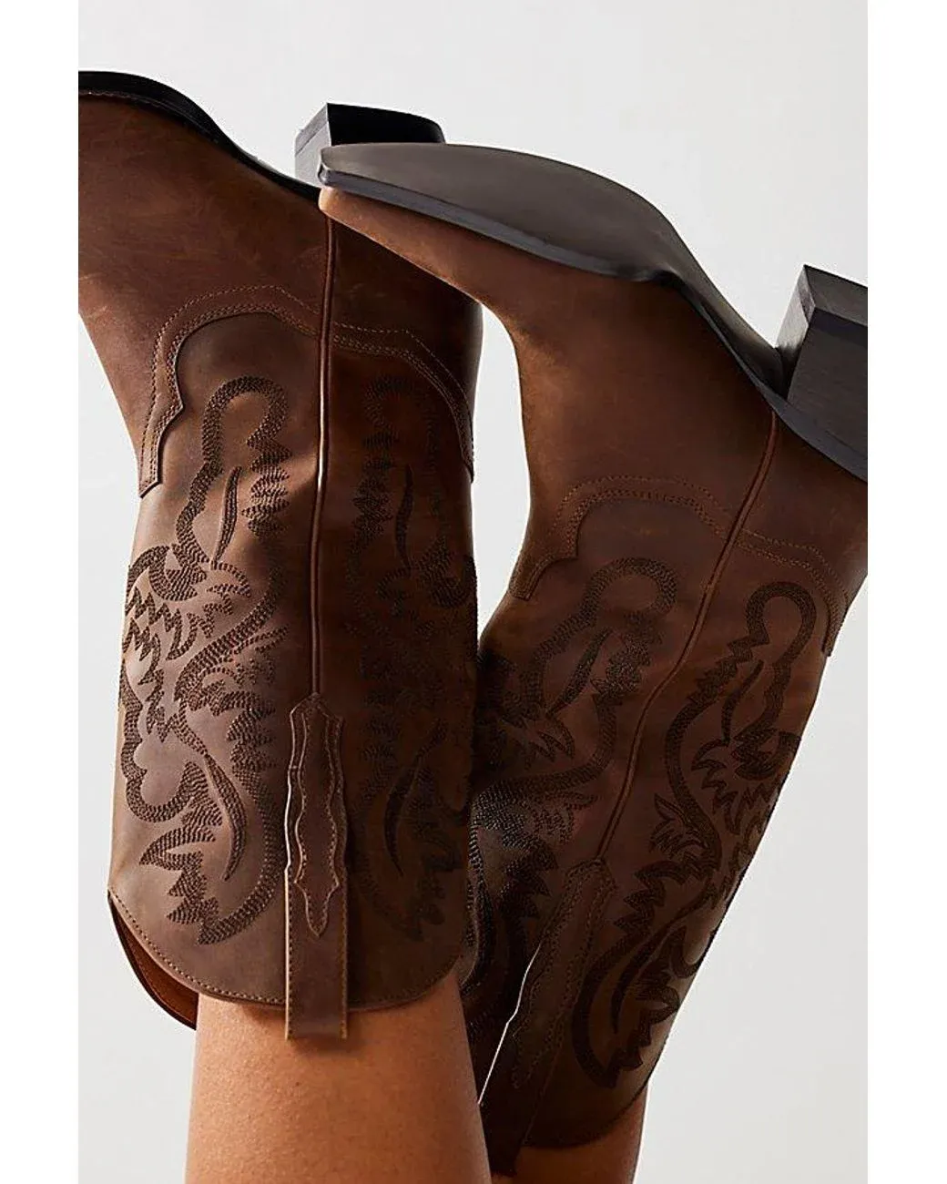 Women's Brown Dagget Western Boots
