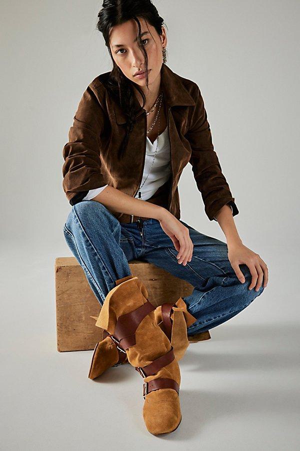 Jeffrey Campbell Lily Slouch Suede Boots By