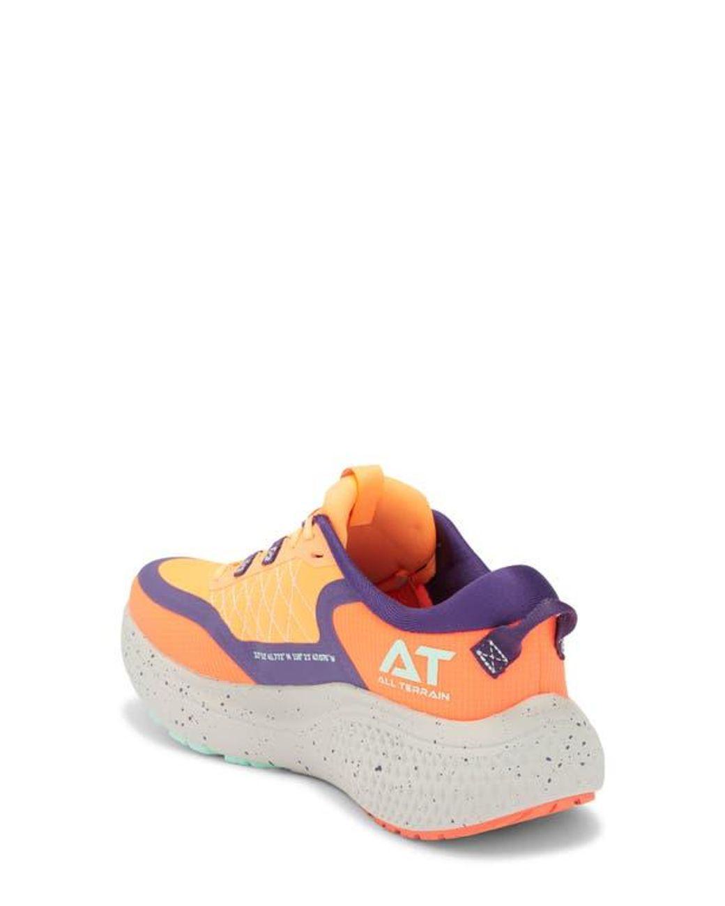 Women's Orange Go Run Supersonic Max Running Shoe