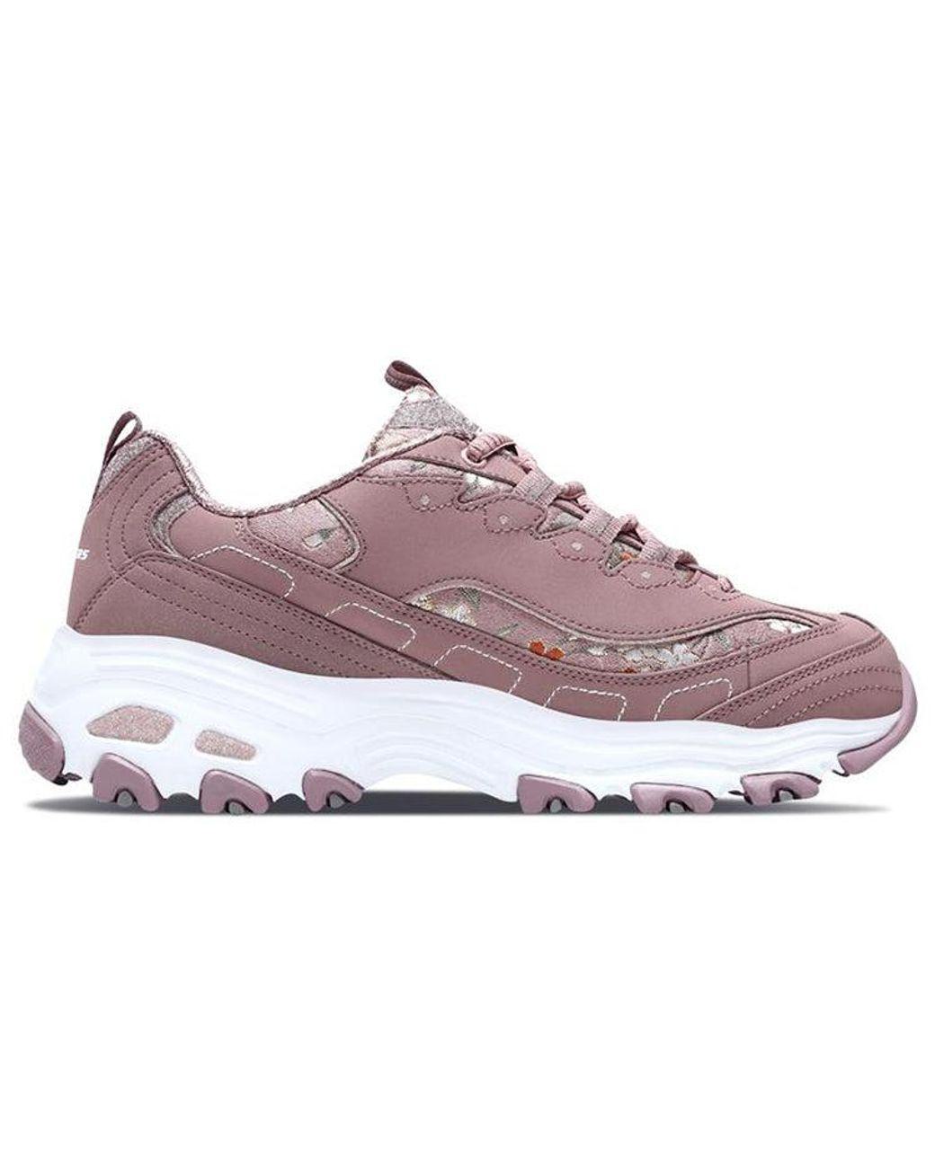 Women's Purple (Wmns) D'Lites Low-Top Clunky Shoes