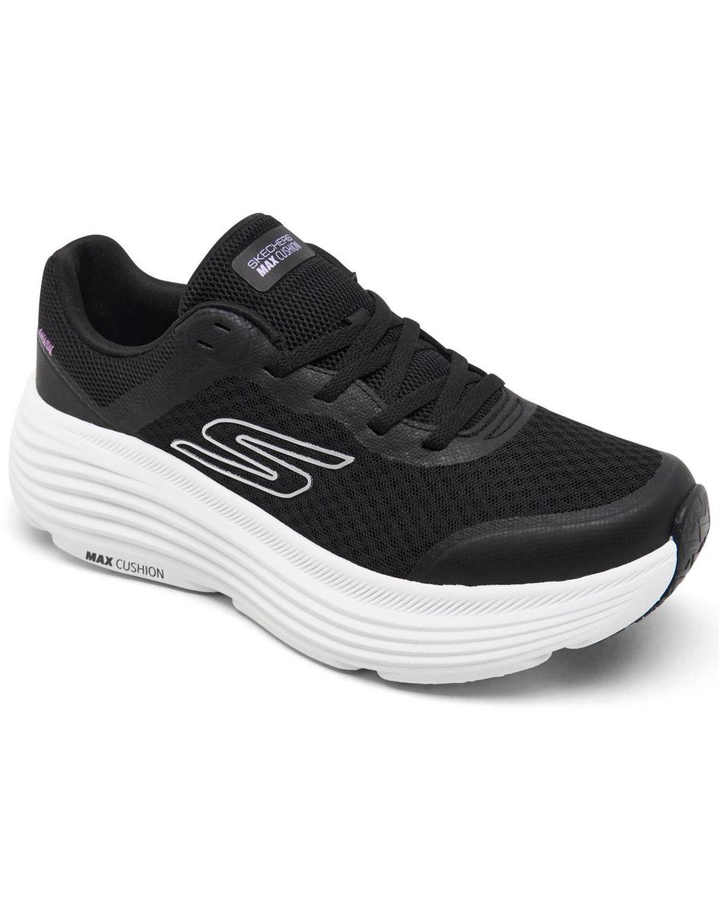 Women's Black Max Cushioning Endeavor Athletic Running Sneakers