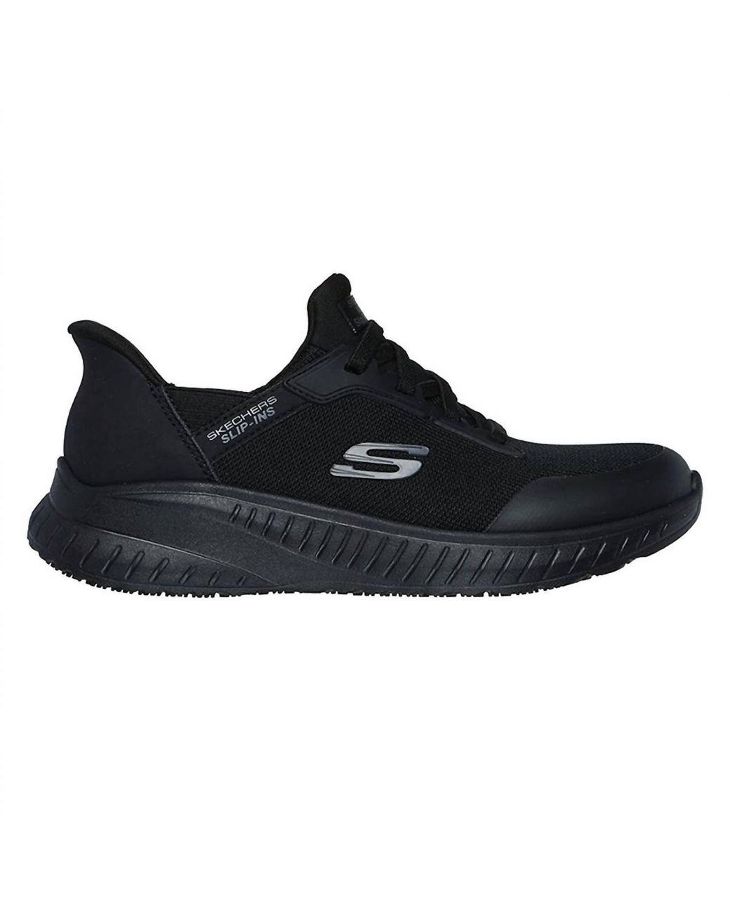 Women's Black Work Squad Chaos Slip Resistant Adelo Shoes