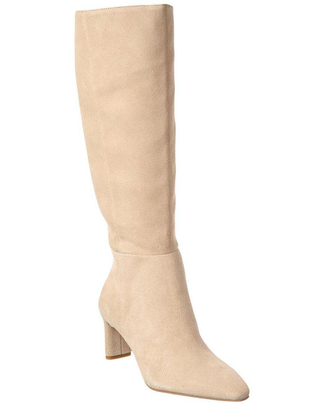 Women's White Galina Suede Boot