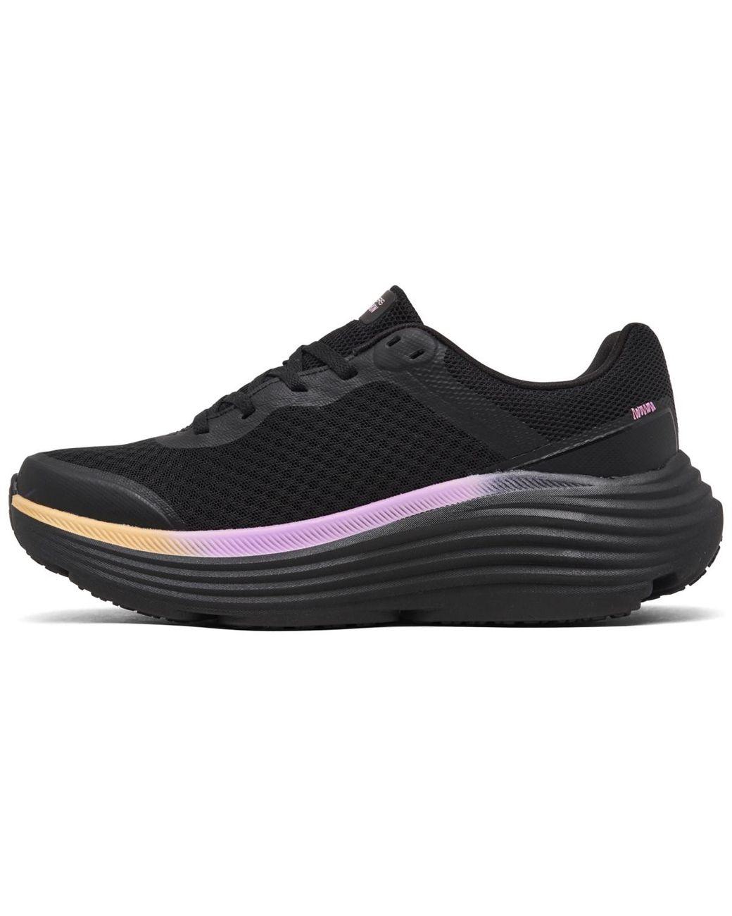 Women's Black Max Cushioning Endeavor Athletic Running Sneakers