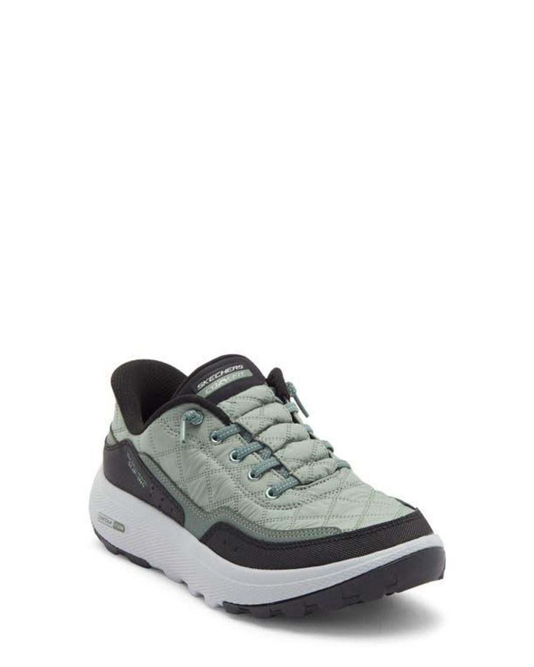 Women's White Slip-Ins Relaxed Fit Sneaker