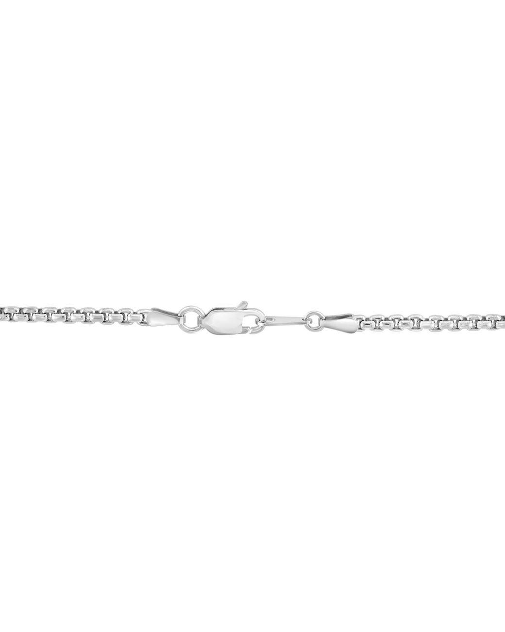 Men's Metallic Diamond Pendant Necklace (1/3 Ct. T.w.