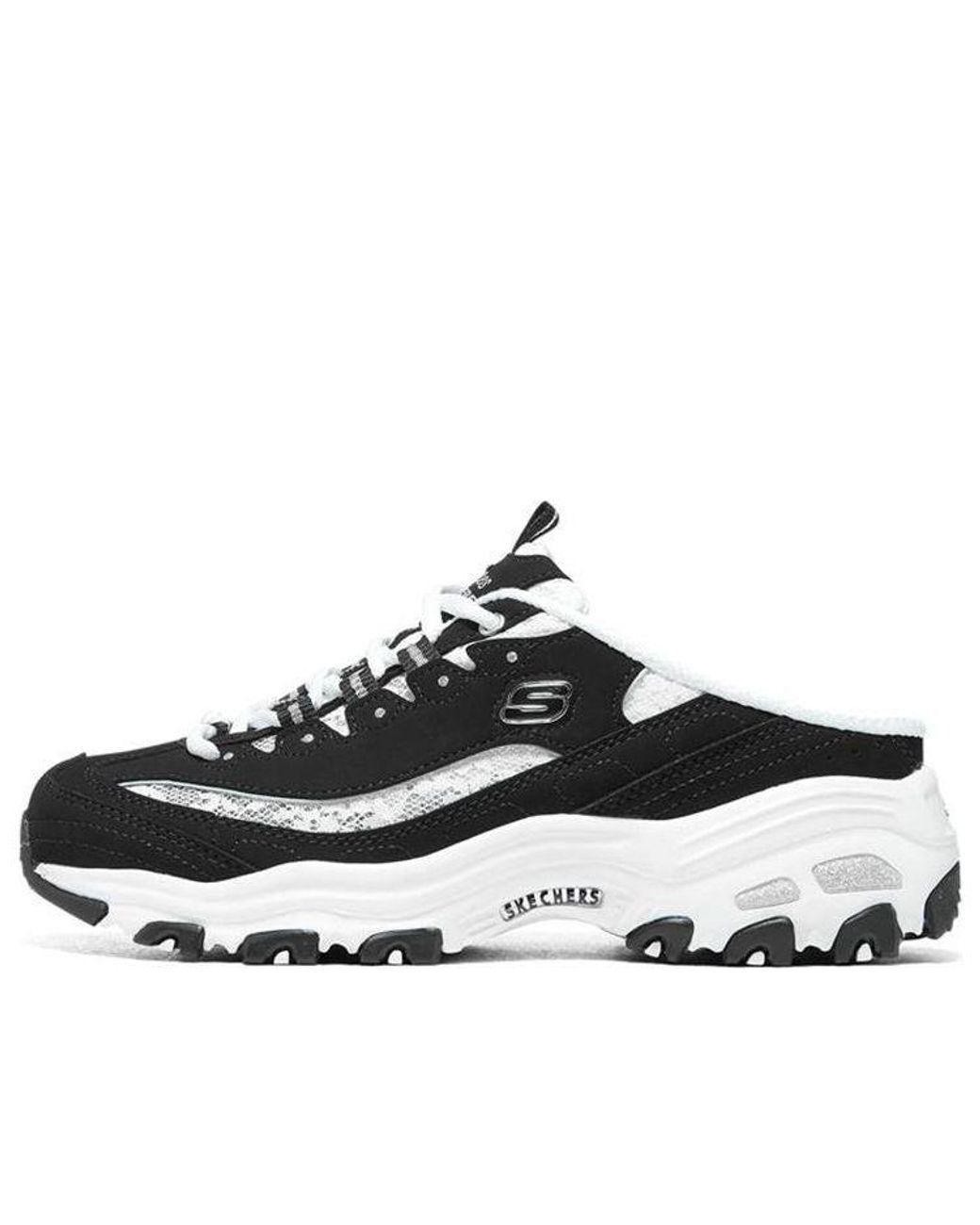 Women's Black D Lites Smooth Nostalgia Low-Top Sneakers