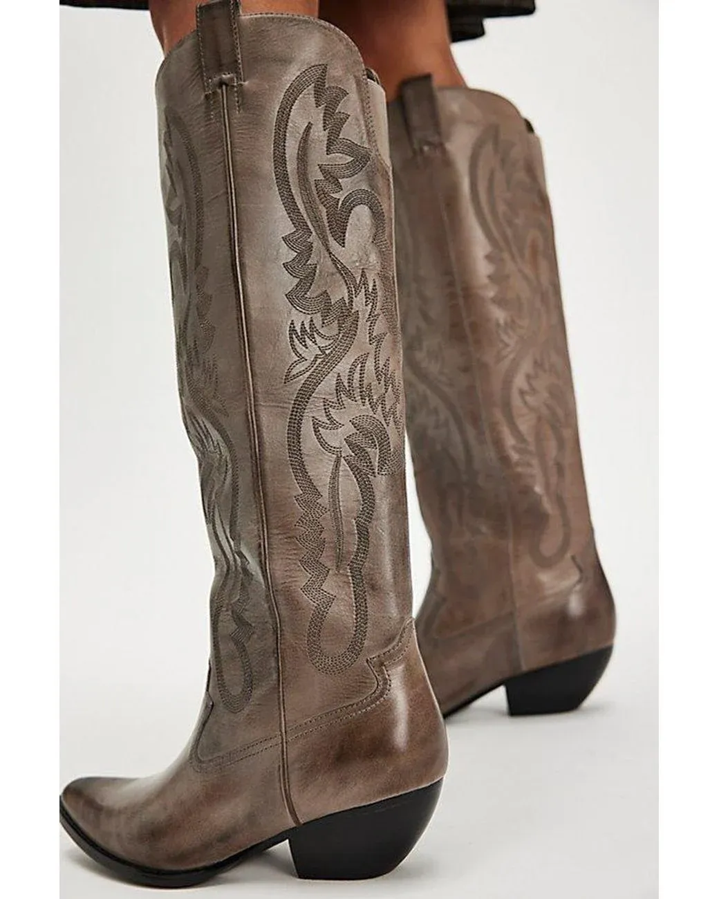 Women's Black Finn Tall Western Boots By