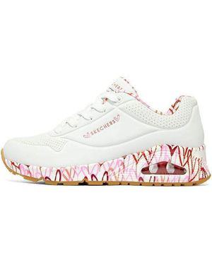 Skechers (Wmns) Uno Loving Love X James Goldcrown - White