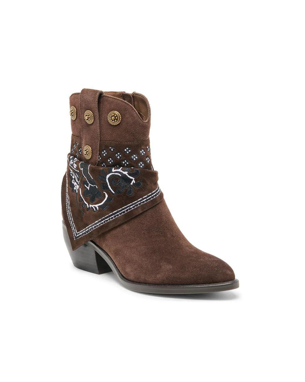 Women's Brown Mekala Western Bootie