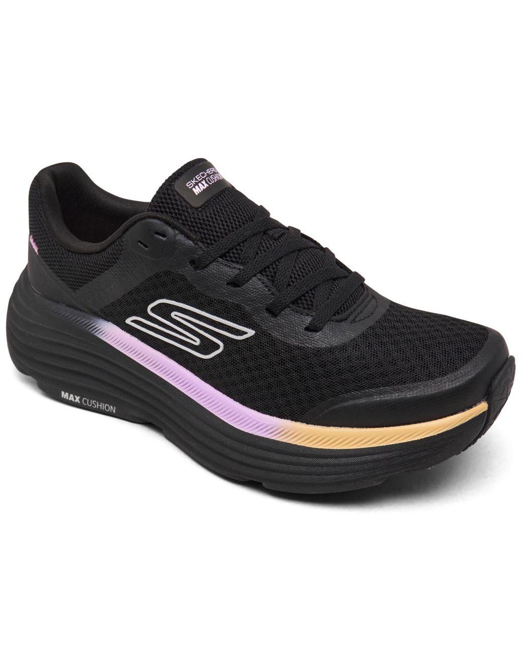 Women's Black Max Cushioning Endeavor Athletic Running Sneakers
