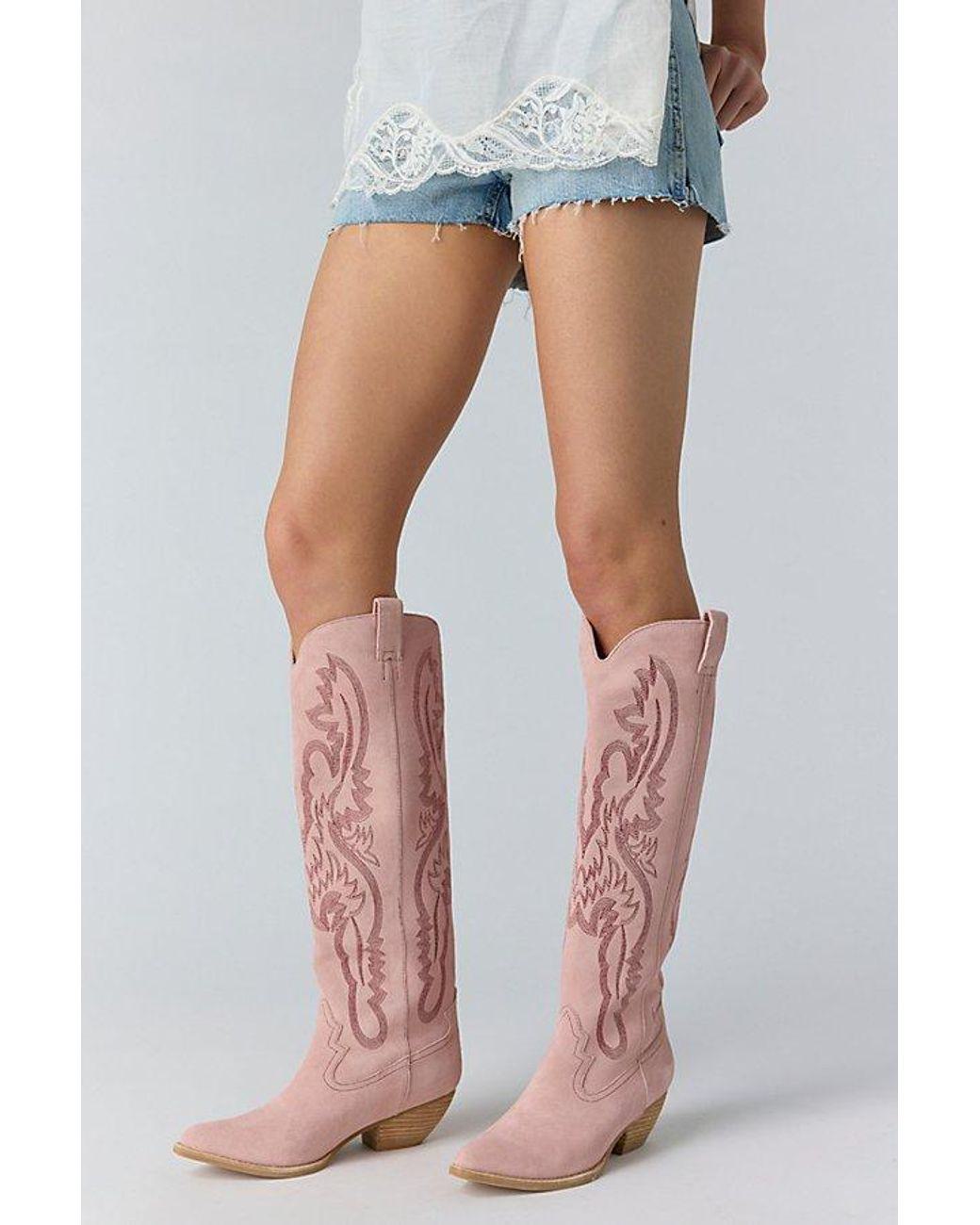 Women's Blue Finn Tall Western Boots