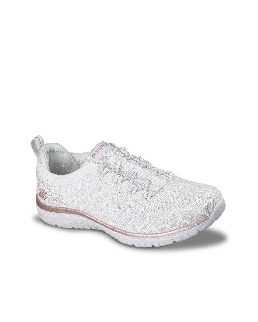 Women's White Virtue Copper Dream Slipon Sneaker