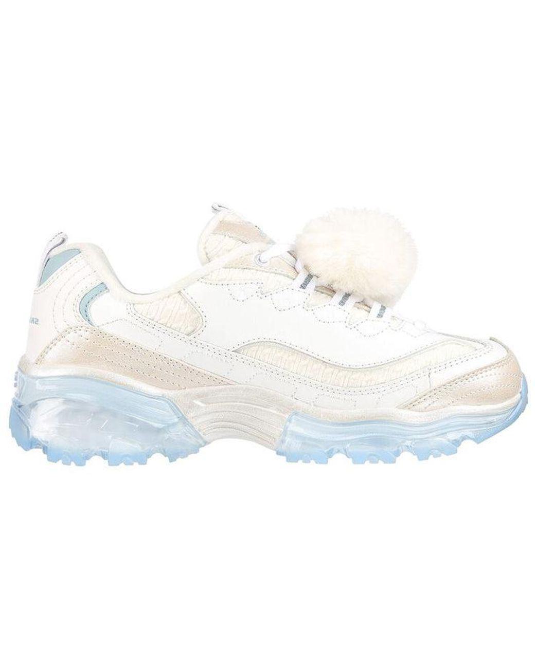 Women's White (Wmns) D'Lites Crystal-Let It Snow Light'