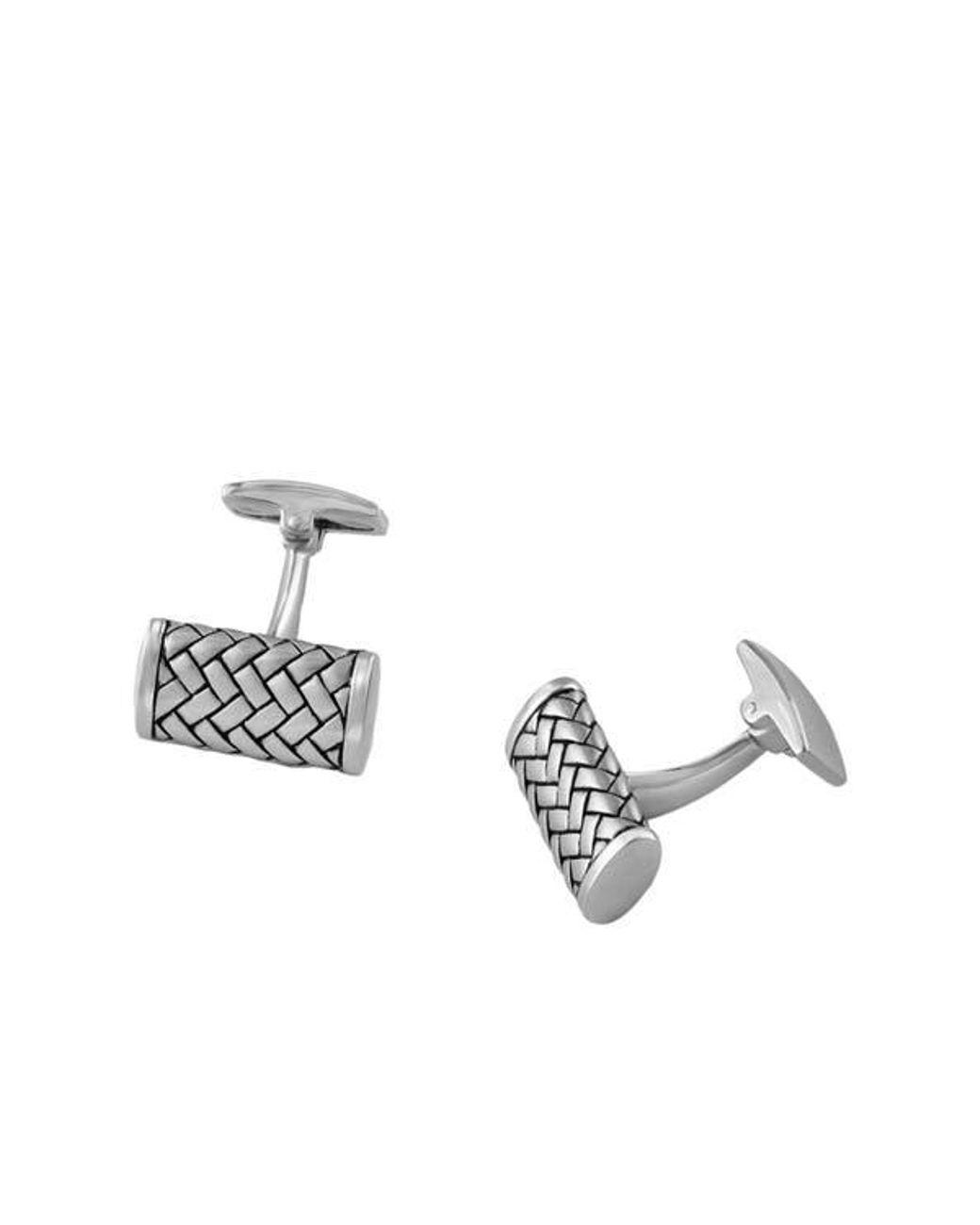 Men's Metallic Sterling Cuff Link