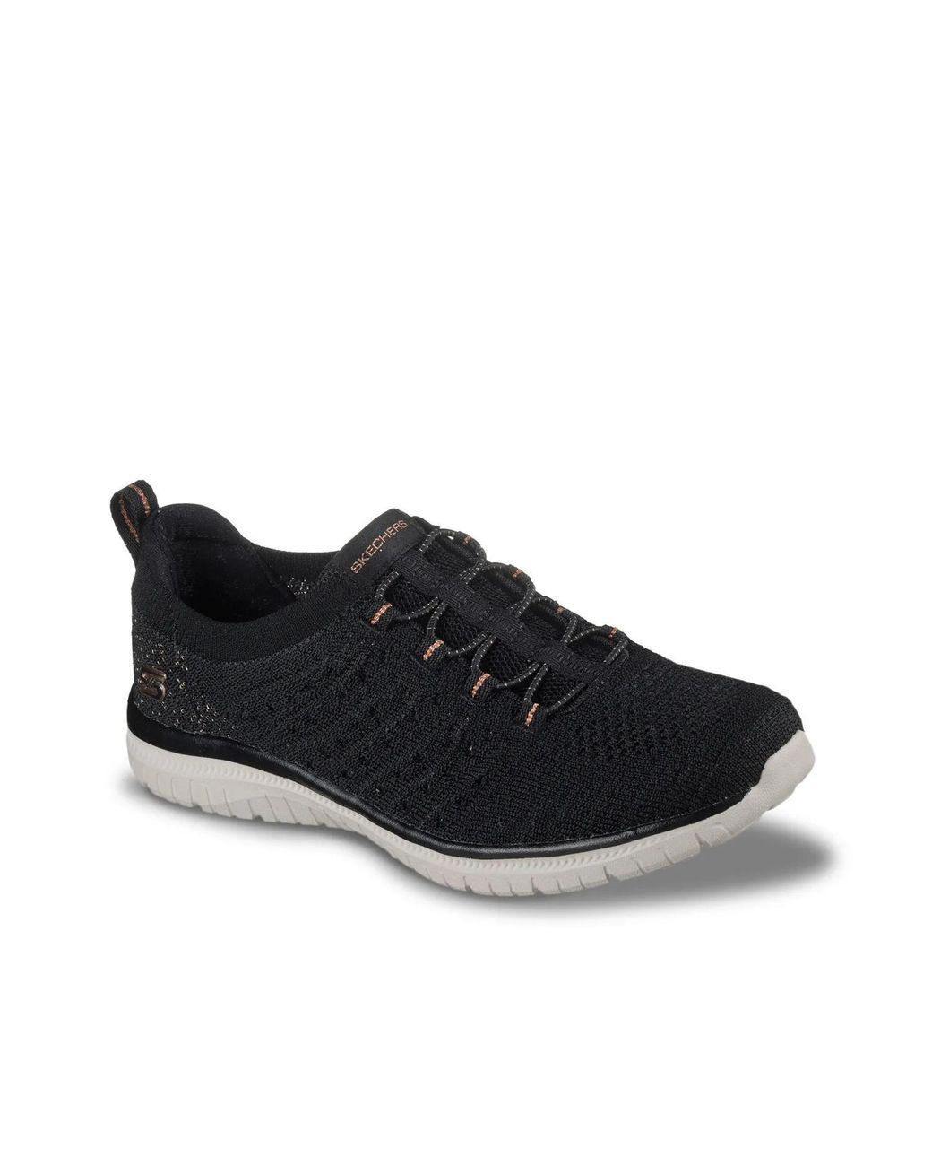 Women's Black Virtue Copper Dream Slipon Sneaker