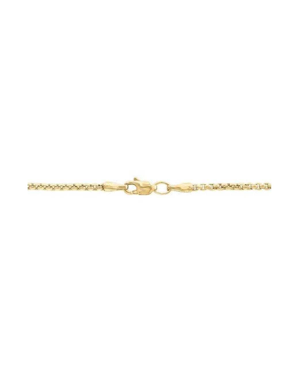Men's Metallic Pavé Zircon Pendant Necklace
