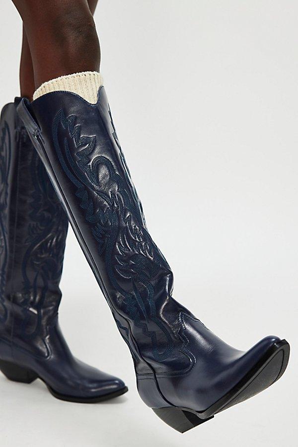 Jeffrey Campbell Knee-High Pointed Western Boots