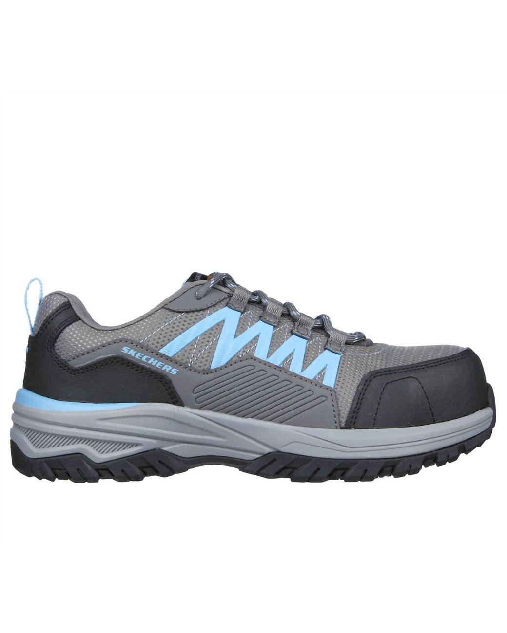 Women's Blue Fannter Lizal Composite Toe Work Sneakers