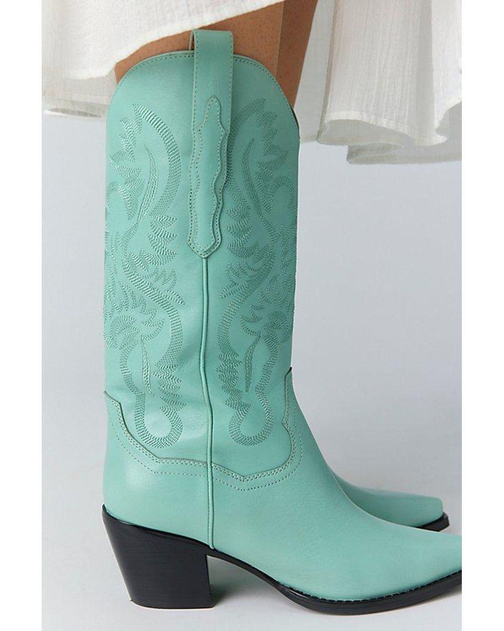Women's Green Dagget Western Boots